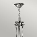 Hinkley Bolla 9 Light Ceiling Light in Brushed Nickel