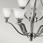 Hinkley Bolla 9 Light Ceiling Light in Brushed Nickel