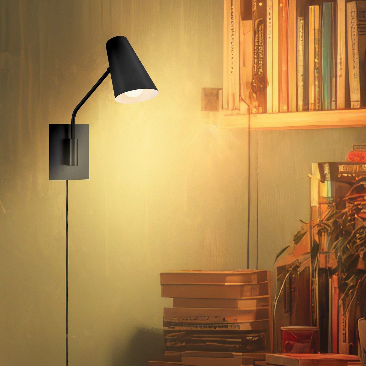 Hinkley Bray Wall Light in Black