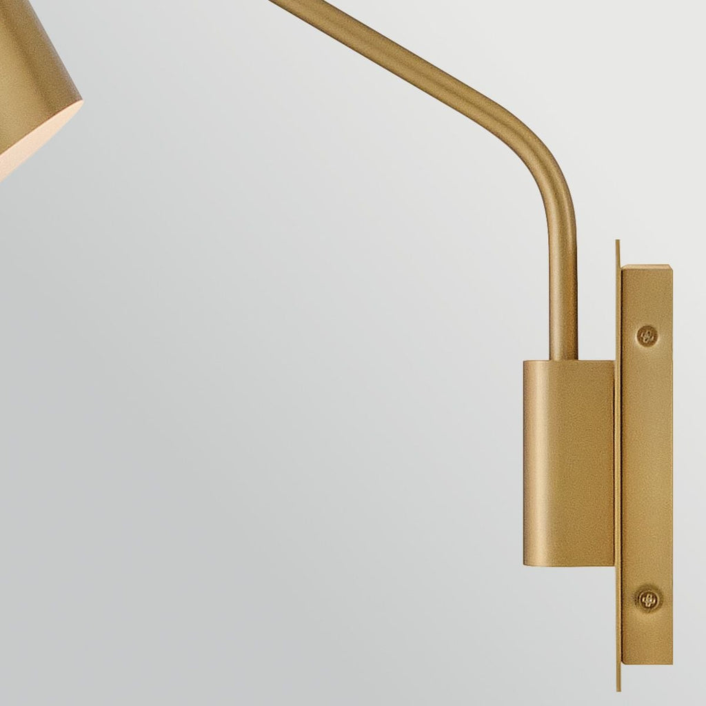 Hinkley Bray Wall Light in Lacquered Brass