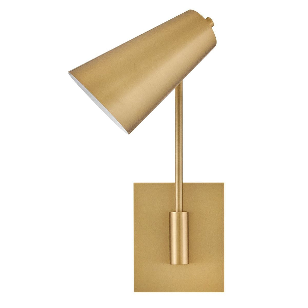 Hinkley Bray Wall Light in Lacquered Brass