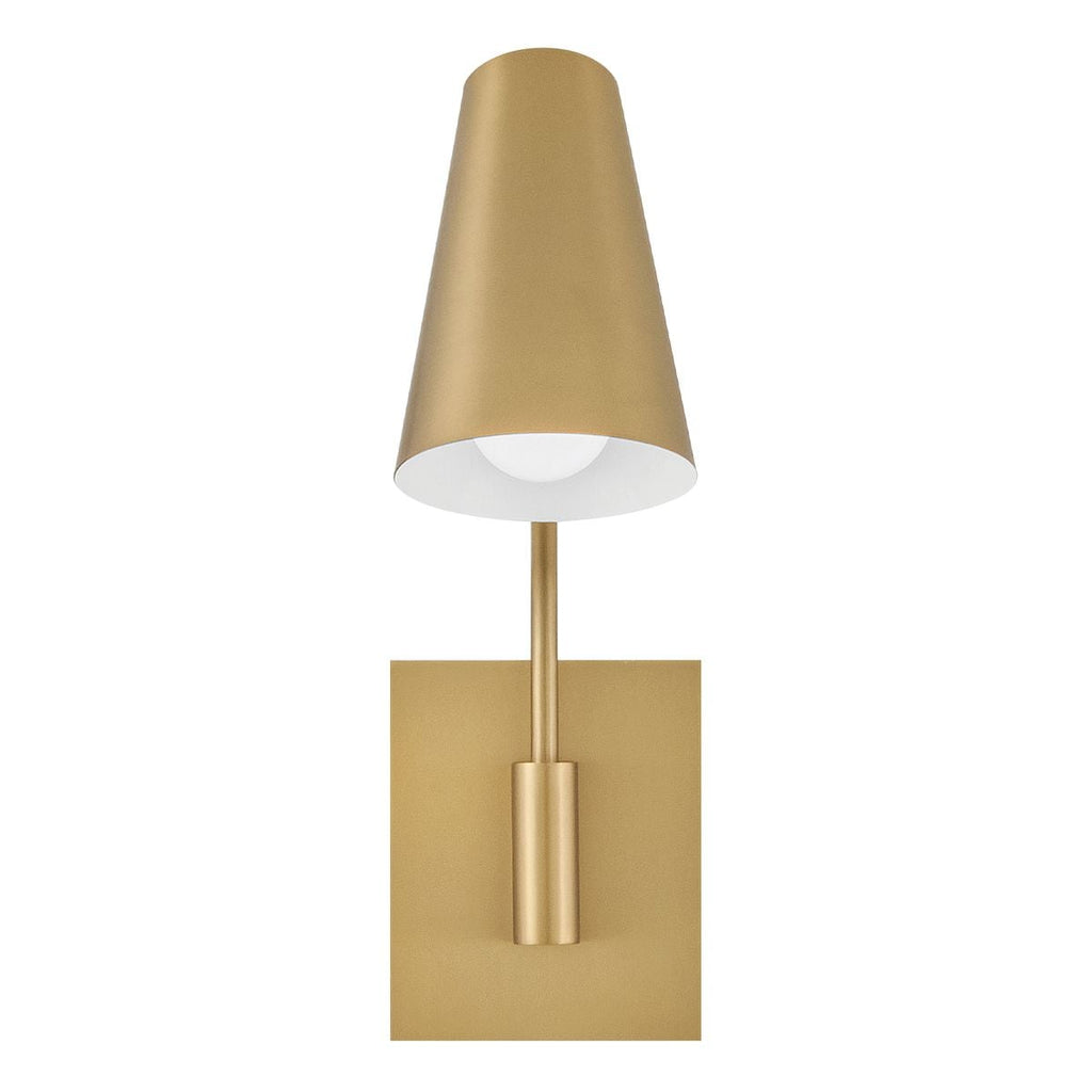 Hinkley Bray Wall Light in Lacquered Brass