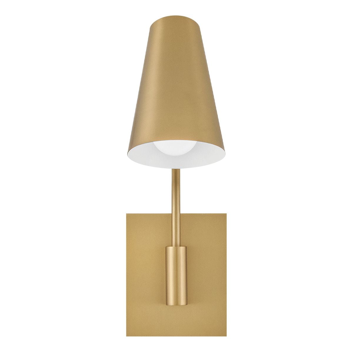 Hinkley Bray Wall Light in Lacquered Brass