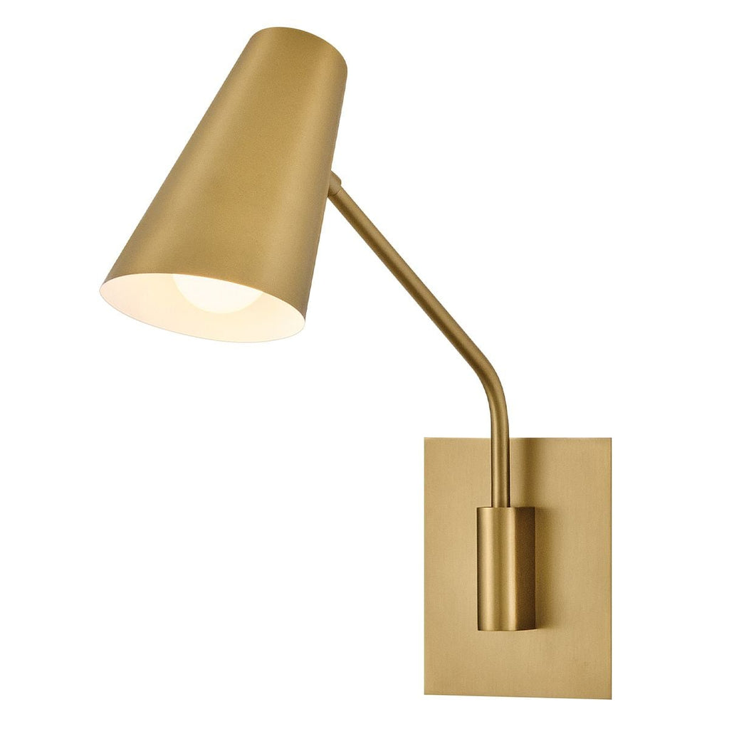 Hinkley Bray Wall Light in Lacquered Brass