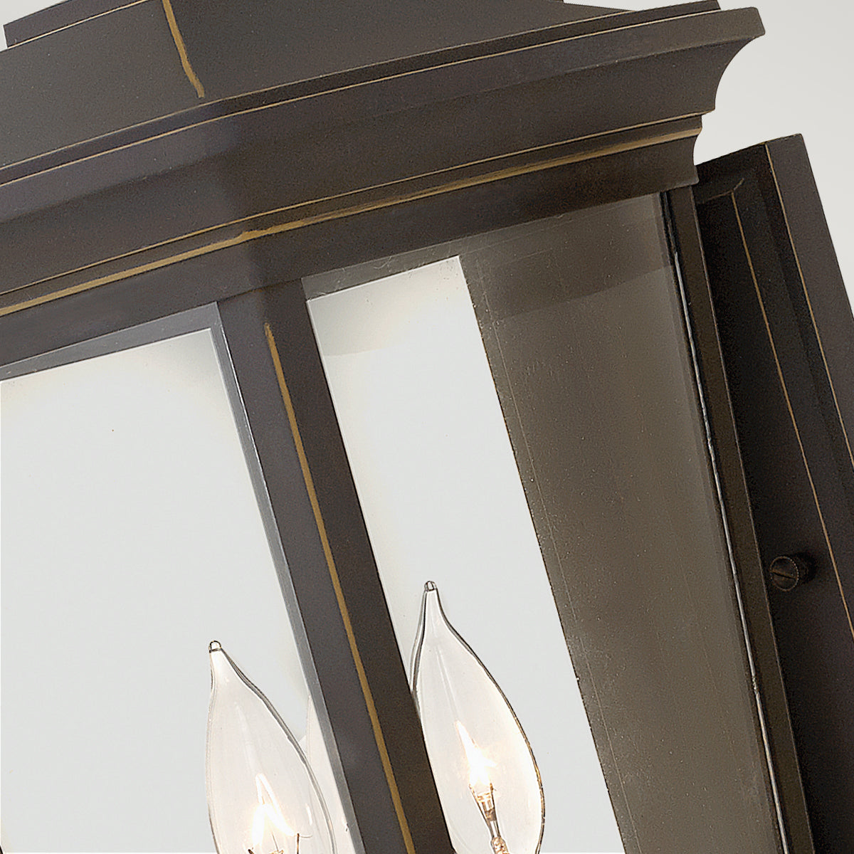 Hinkley Bromley 3 Light Coastal Outdoor Wall Lantern in Oil Rubbed Bronze