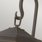 Hinkley Bromley 3 Light Coastal Outdoor Wall Lantern in Oil Rubbed Bronze