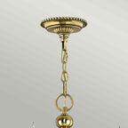 Hinkley Cambridge 15 Light Chandelier in Burnished Brass