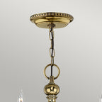 Hinkley Cambridge 6 Light Chandelier in Burnished Brass