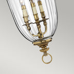 Hinkley Cambridge Large Pendant Light in Burnished Brass