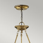 Hinkley Cambridge Large Pendant Light in Burnished Brass