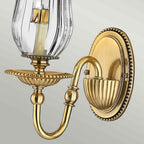 Hinkley Cambridge Wall Light in Burnished Brass