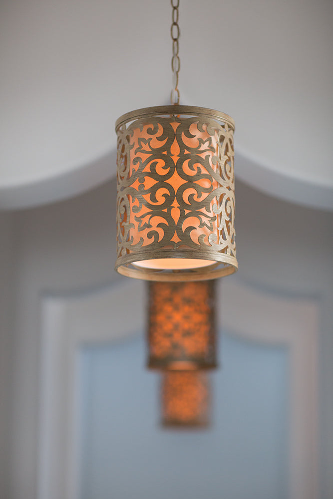Hinkley Carabel Mini Pendant Light in Antique Brass