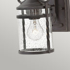 Hinkley Casa 1 Light Wall Lantern in Olde Black