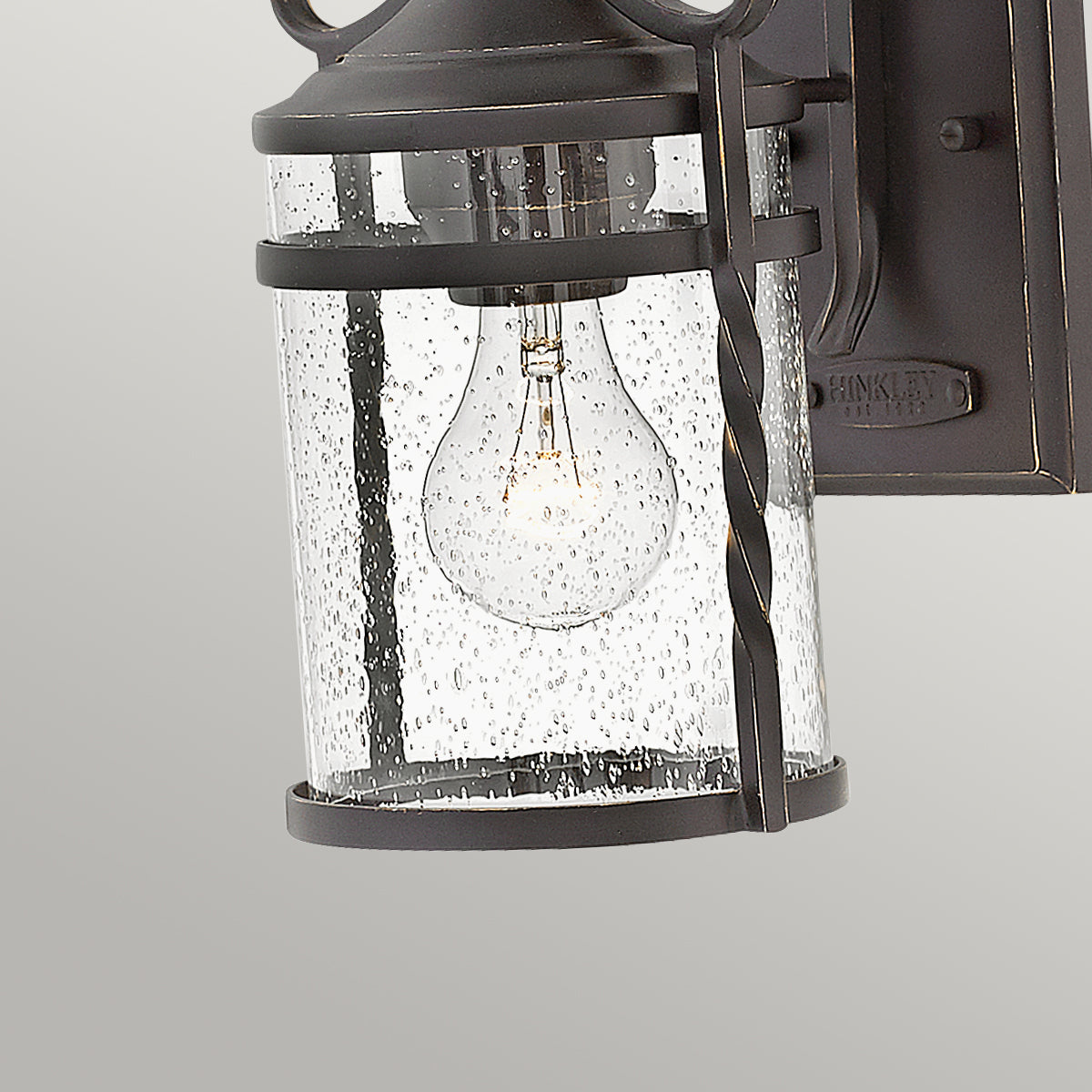 Hinkley Casa 1 Light Wall Lantern in Olde Black