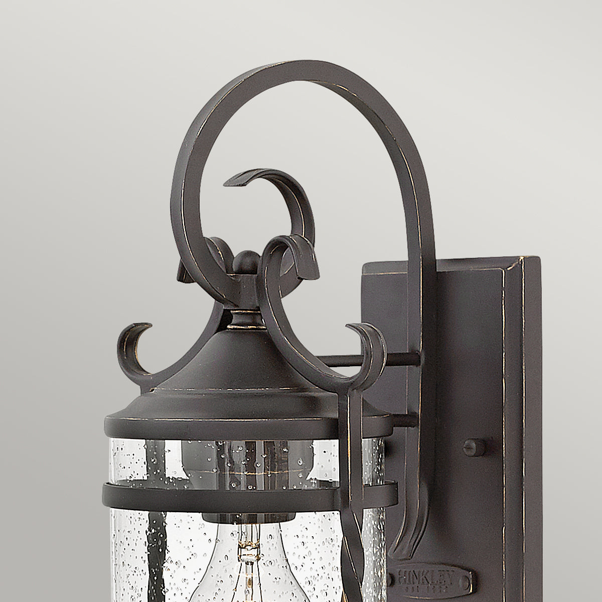 Hinkley Casa 1 Light Wall Lantern in Olde Black