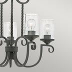Hinkley Casa 5 Light Chandelier in Olde Black
