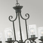 Hinkley Casa 5 Light Chandelier in Olde Black