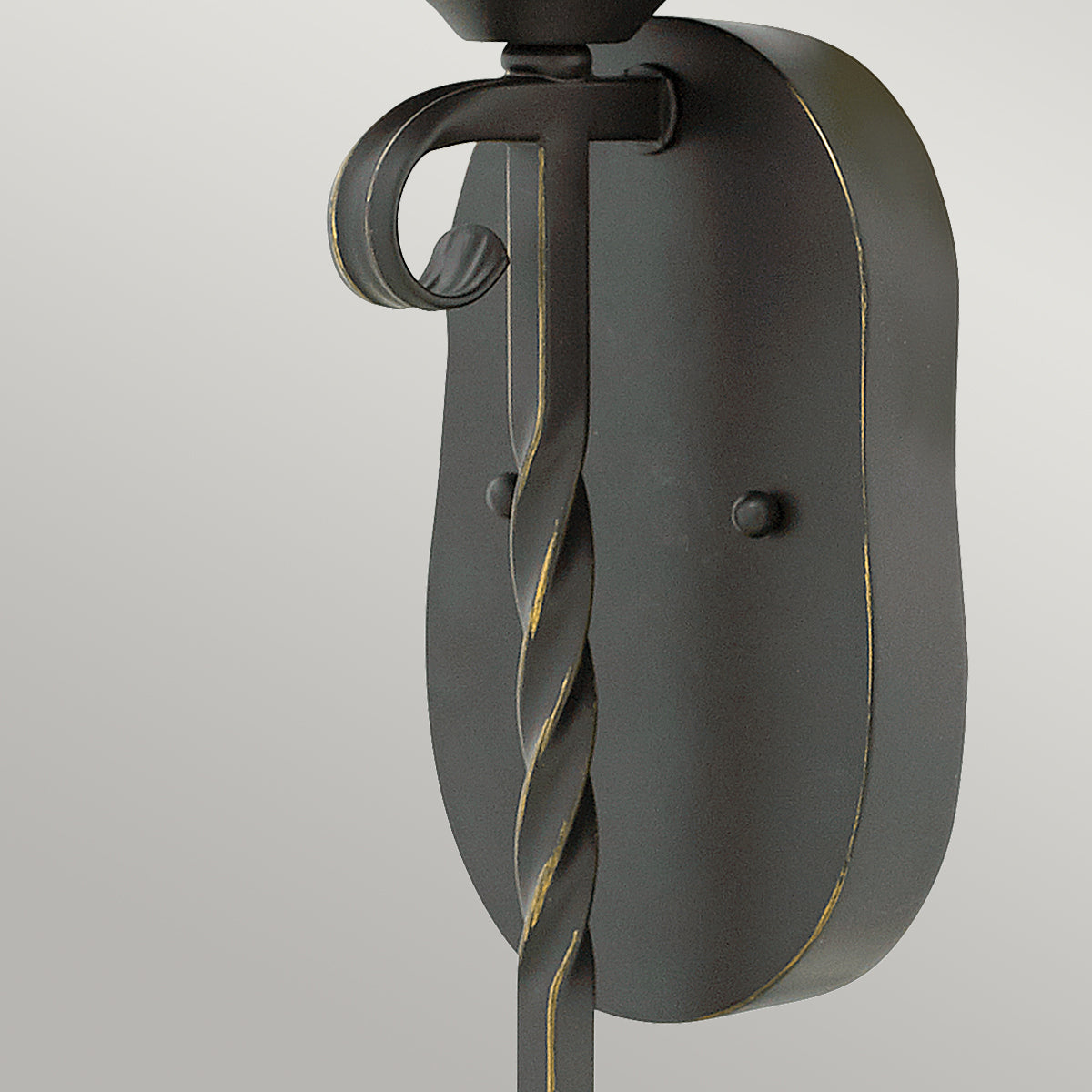 Hinkley Casa Single Wall Light in Olde Black