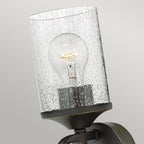Hinkley Casa Single Wall Light in Olde Black
