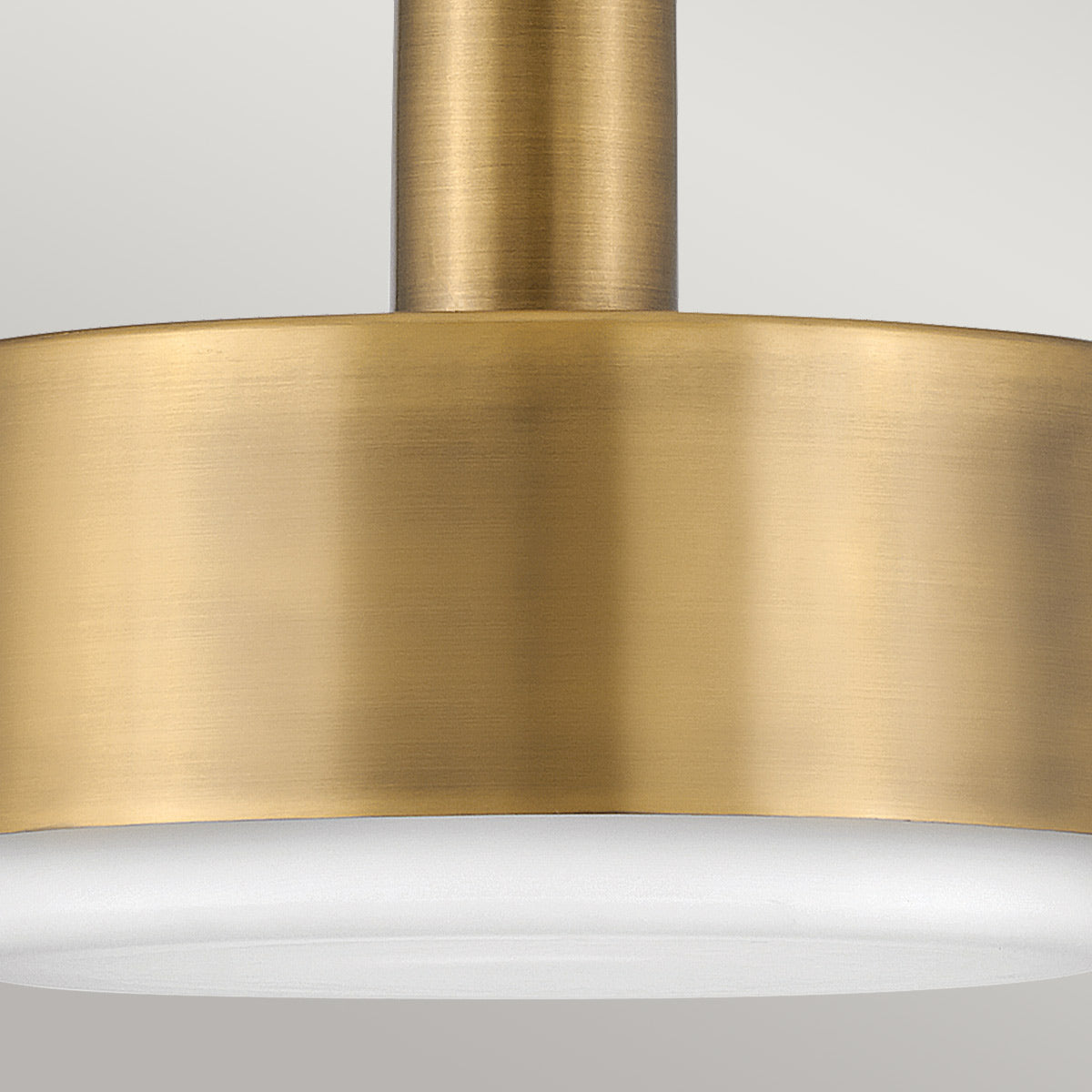 Hinkley Cedric Medium Pendant Black with Opal Glass