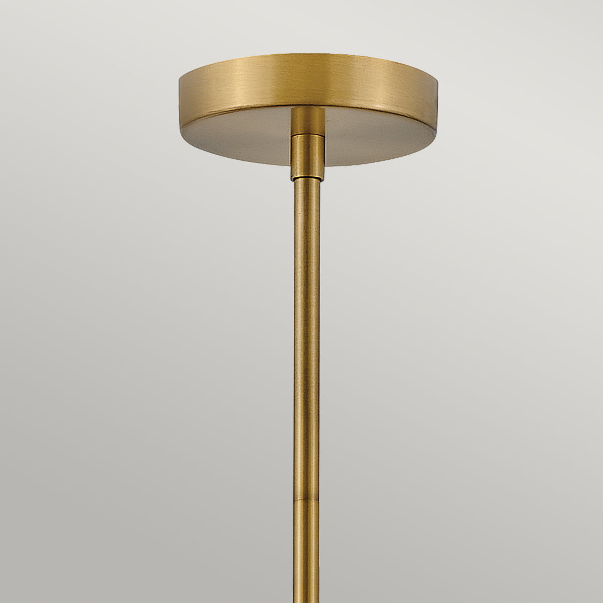 Hinkley Cedric Medium Pendant Lacquered Brass with Opal Glass