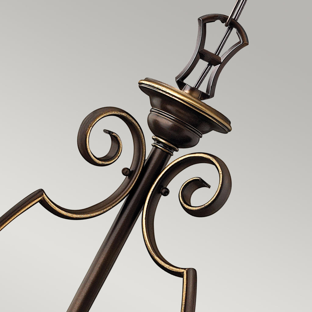 Hinkley Cello 6 Light Chandelier in Antique Bronze