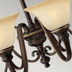 Hinkley Cello 6 Light Chandelier in Antique Bronze