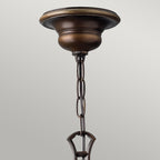 Hinkley Cello 6 Light Chandelier in Antique Bronze