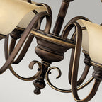 Hinkley Cello 9 Light Chandelier in Bronze