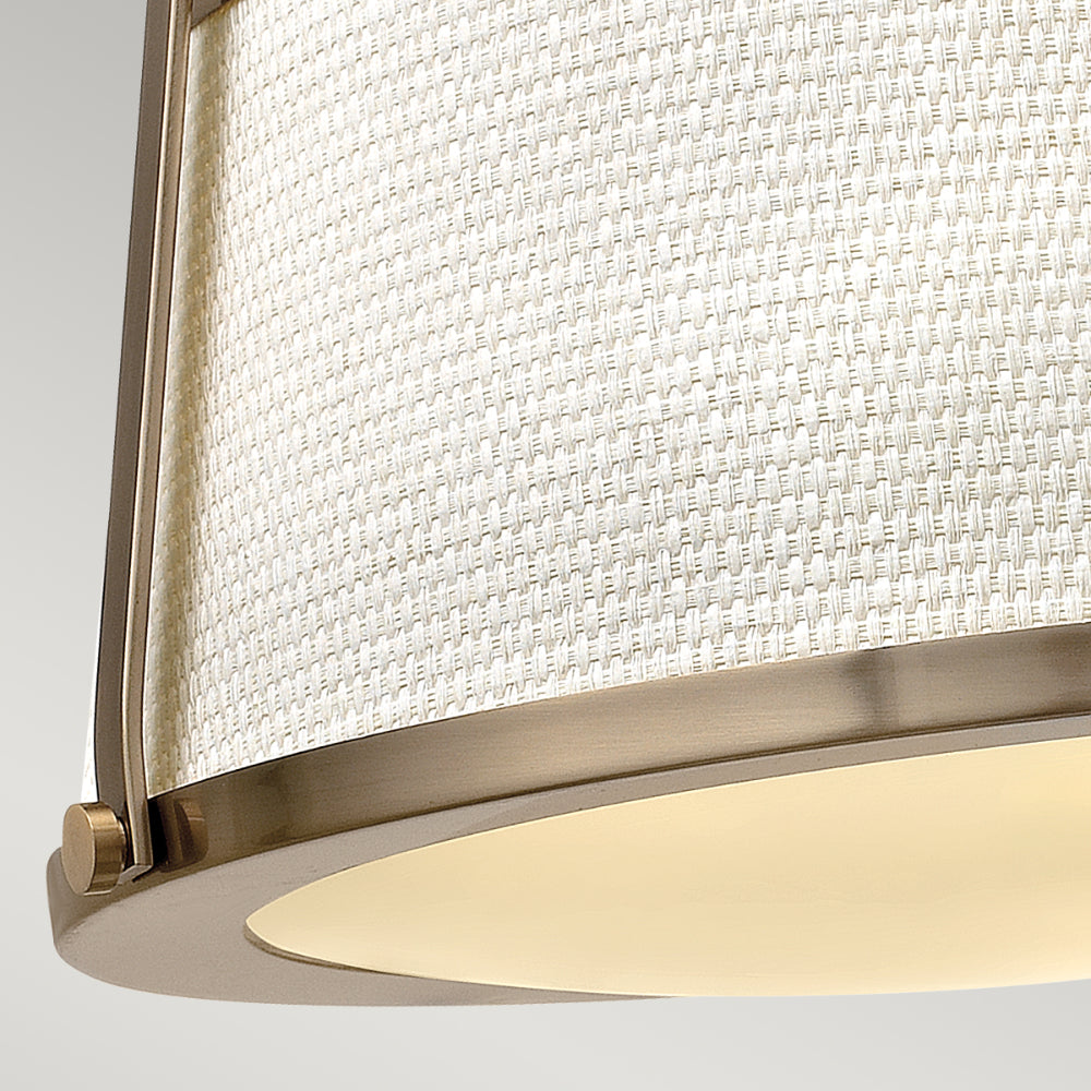 Hinkley Charlotte Semi Flush Ceiling Light in Brushed Caramel