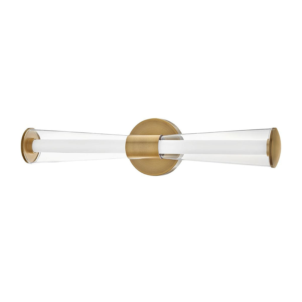 Hinkley Elin LED Bathroom Wall Light in Lacquered Brass