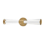 Hinkley Elin LED Bathroom Wall Light in Lacquered Brass