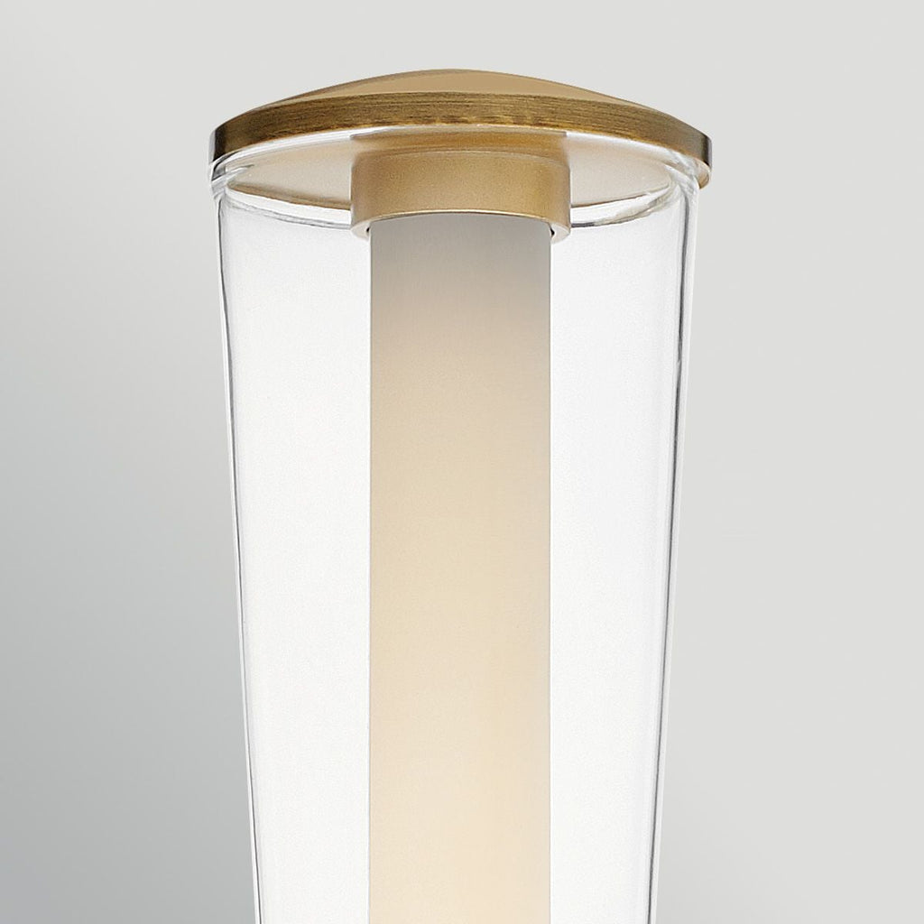 Hinkley Elin LED Bathroom Wall Light in Lacquered Brass