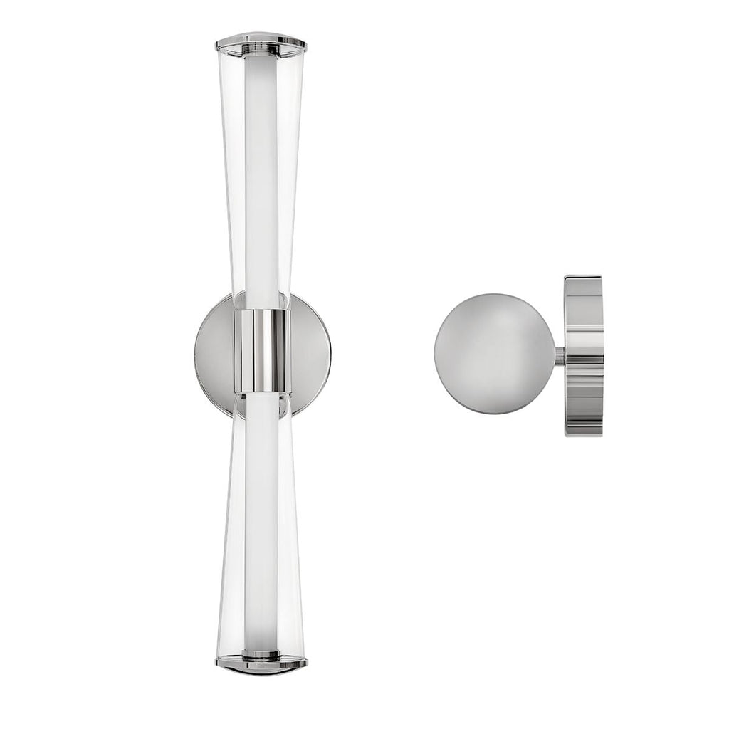 Hinkley Elin LED Bathroom Wall Light in Polished Chrome