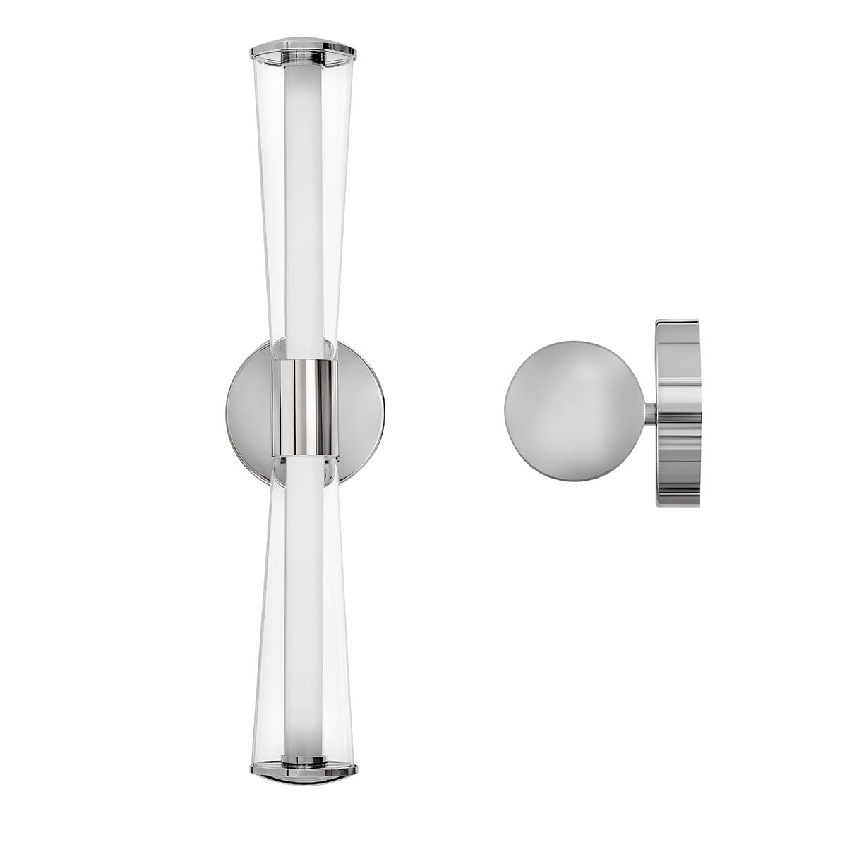 Hinkley Elin LED Bathroom Wall Light in Polished Chrome