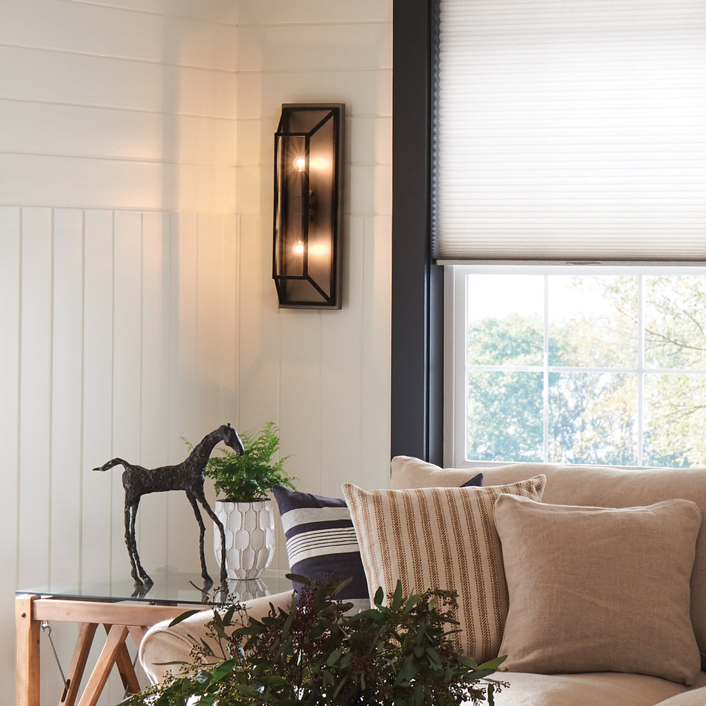 Hinkley Fulton 2 Light Wall Light in Bronze