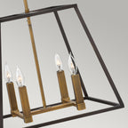 Hinkley Fulton 4 Light Pendant Light in Bronze