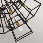 Hinkley Fulton 7 Light Multi-Arm Pendant Light in Bronze