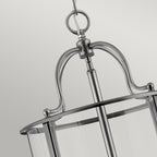 Hinkley Gentry Large 6 Light Pendant Light in Pewter
