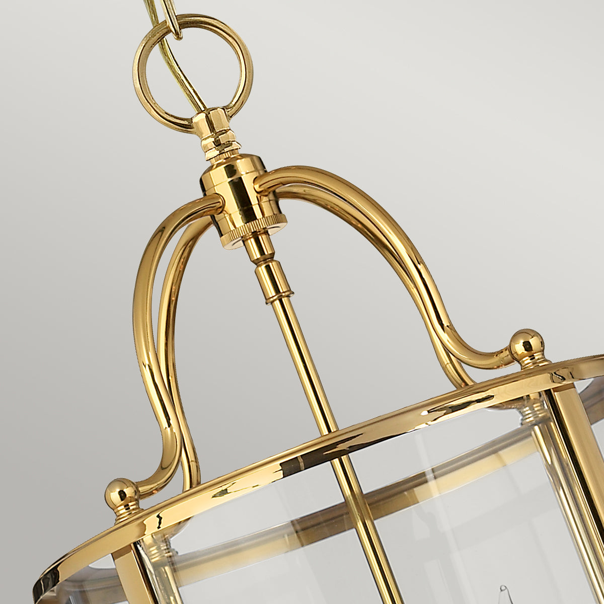 Hinkley Gentry Medium 4 Light Pendant Light in Polished Brass