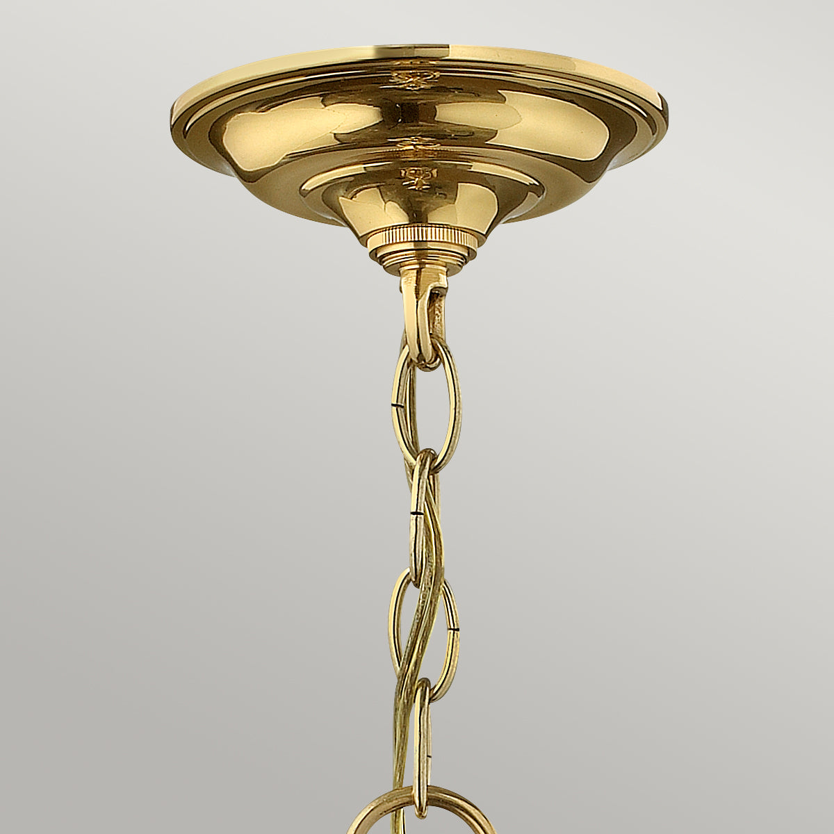 Hinkley Gentry Medium 4 Light Pendant Light in Polished Brass