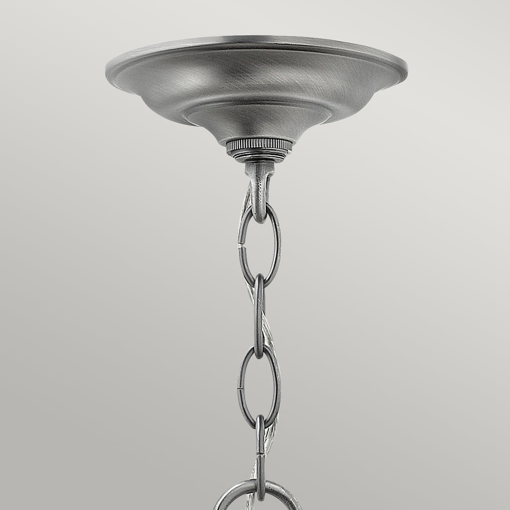 Hinkley Gentry Medium Pendant Light in Pewter