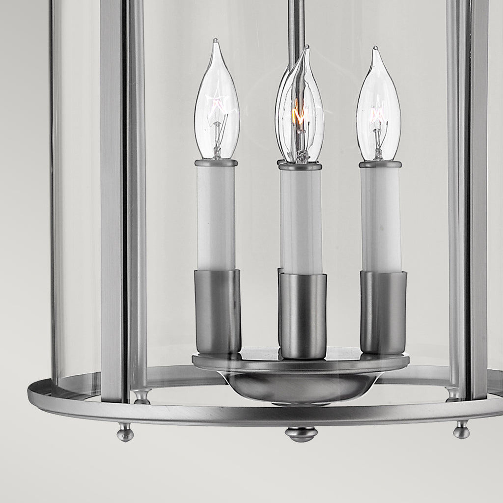Hinkley Gentry Medium Pendant Light in Pewter