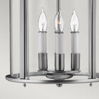 Hinkley Gentry Medium Pendant Light in Pewter