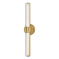 Hinkley Georgette Medium LED Bathroom Wall Light in Lacquered Brass