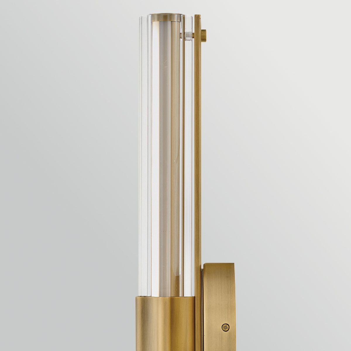 Hinkley Georgette Medium LED Bathroom Wall Light in Lacquered Brass