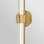 Hinkley Georgette Medium LED Bathroom Wall Light in Lacquered Brass