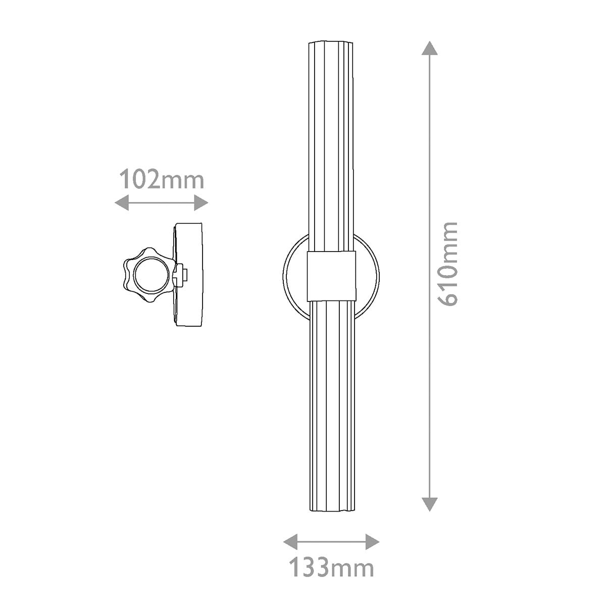 Hinkley Georgette Medium LED Bathroom Wall Light in Lacquered Brass