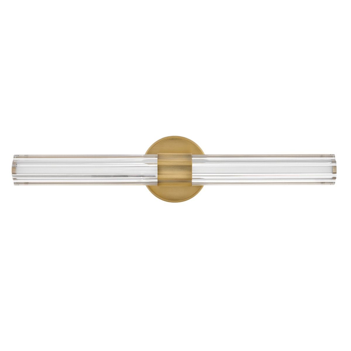 Hinkley Georgette Medium LED Bathroom Wall Light in Lacquered Brass