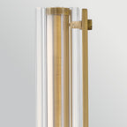 Hinkley Georgette Small LED Bathroom Wall Light in Lacquered Brass